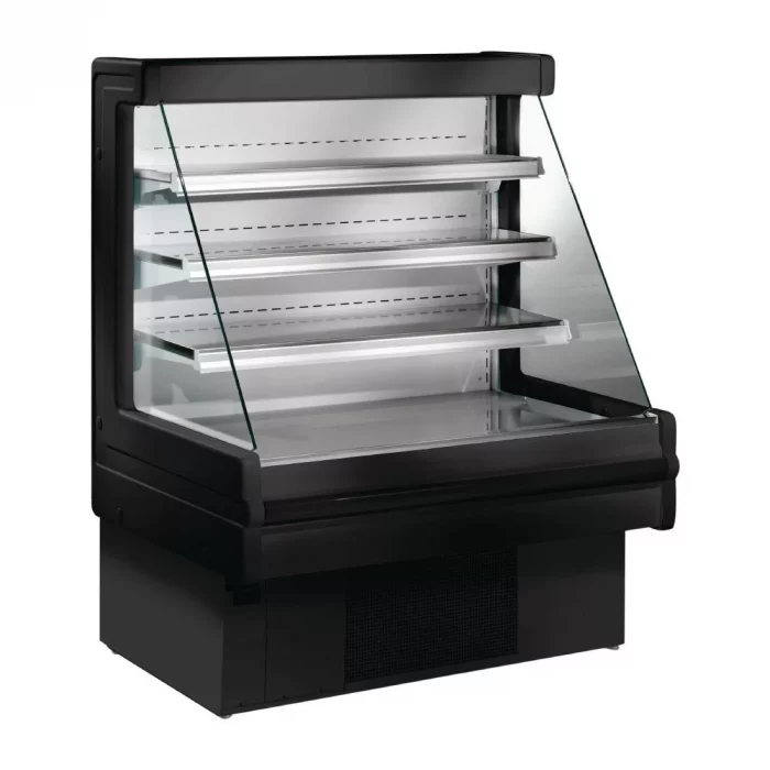 Zoin Mandy Low Profile Multi Deck Display Fridge Black 1500mm - Image 1