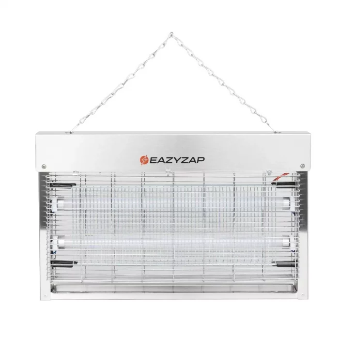 Eazyzap Energy Efficient Stainless Steel LED Fly Killer 100m² - Image 2