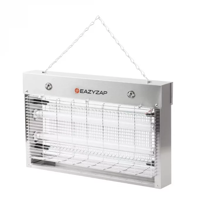 Eazyzap Energy Efficient Stainless Steel LED Fly Killer 100m² - Image 3