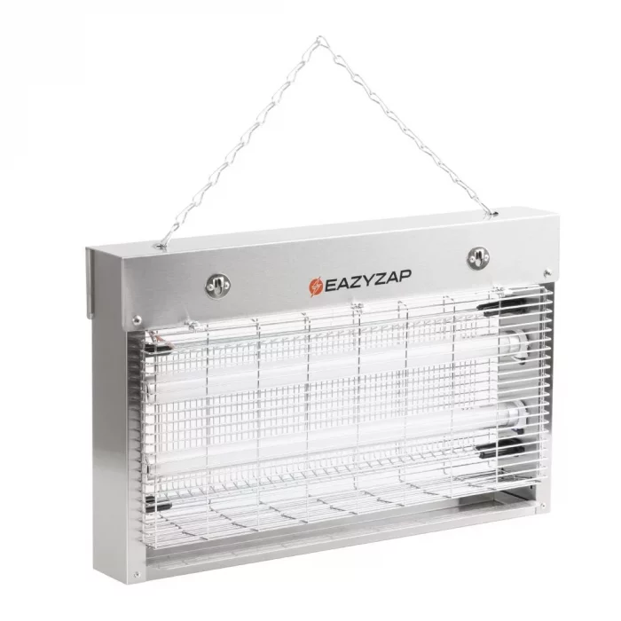 Eazyzap Energy Efficient Stainless Steel LED Fly Killer 100m² - Image 1
