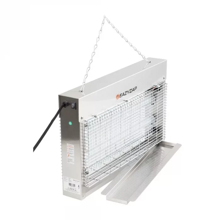 Eazyzap Energy Efficient Stainless Steel LED Fly Killer 100m² - Image 5