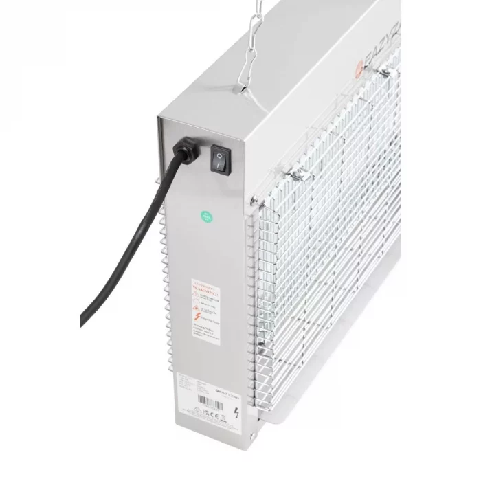 Eazyzap Energy Efficient Stainless Steel LED Fly Killer 100m² - Image 6