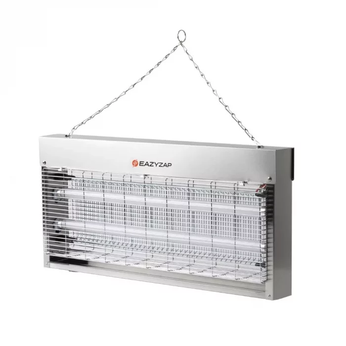 Eazyzap Energy Efficient Stainless Steel LED Fly Killer 150m² - Image 3