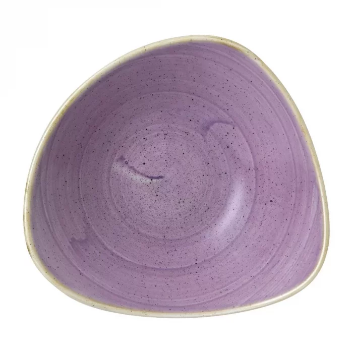 Churchill Stonecast Lavender Lotus Bowl 228mm (Pack of 12) - Image 1