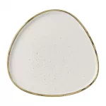 Churchill Stonecast Barley White Triangle Walled Chefs Plate 260mm (Pack of 6)