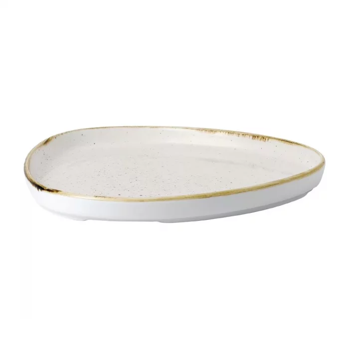 Churchill Stonecast Barley White Triangle Walled Chefs Plate 200mm (Pack of 6) - Image 9