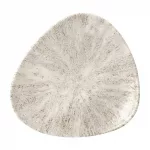 Churchill Stone Agate Grey Lotus Plate 177mm (Pack of 12)