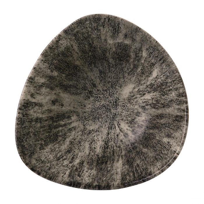 Churchill Stone Quartz Black Lotus Bowl 177mm (Pack of 12) - Image 1