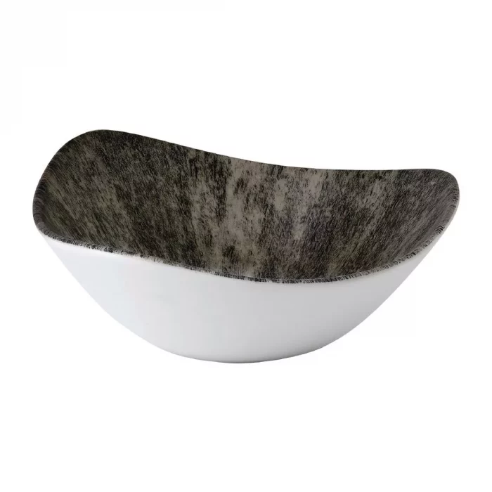 Churchill Stone Quartz Black Lotus Bowl 177mm (Pack of 12) - Image 2