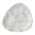 Churchill Studio Prints Kintsugi Agate Grey Lotus Plates 228mm (Pack of 12)