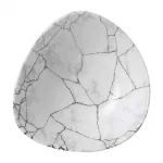 Churchill Studio Prints Kintsugi Agate Grey Lotus Bowls 177mm (Pack of 12)