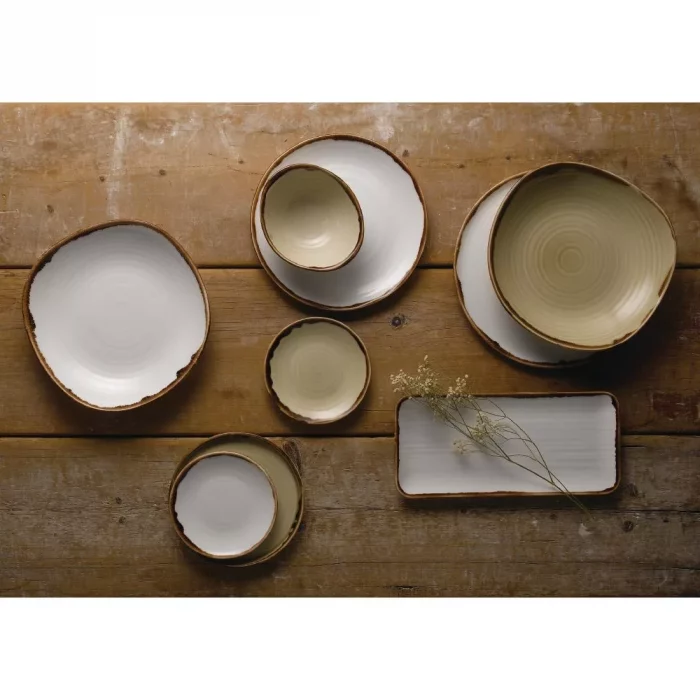 Dudson Harvest Linen Organic Coupe Wobbly Bowl 288mm (Pack of 6) - Image 2