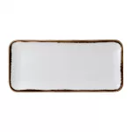 Dudson Harvest Natural Organic Coupe Rect Platter 349 x 158mm (Pack of 6)