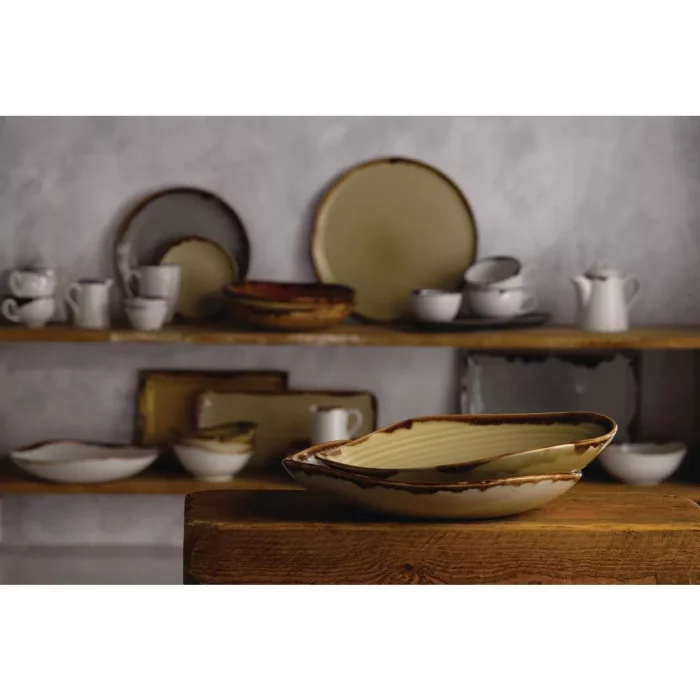 Dudson Harvest Linen Organic Coupe Wobbly Bowl 288mm (Pack of 6) - Image 3