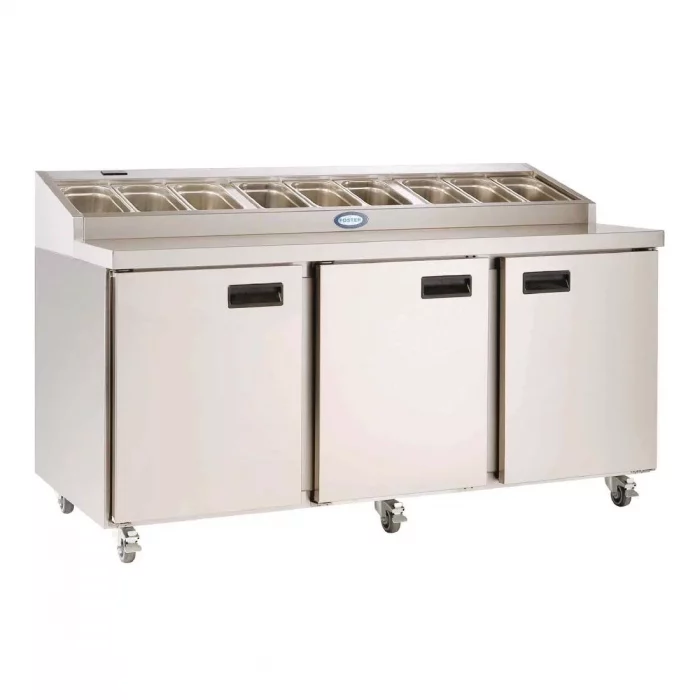 Foster Triple Door Prep Counter Fridge FPS3HR - Image 1