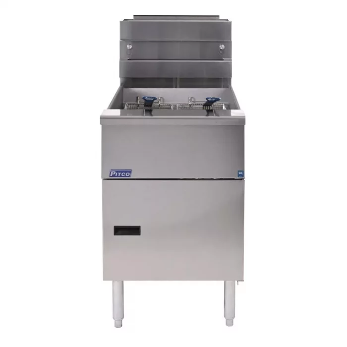 Pitco Twin Basket Single Tank Solstice LPG Fryer SG18S - Image 1