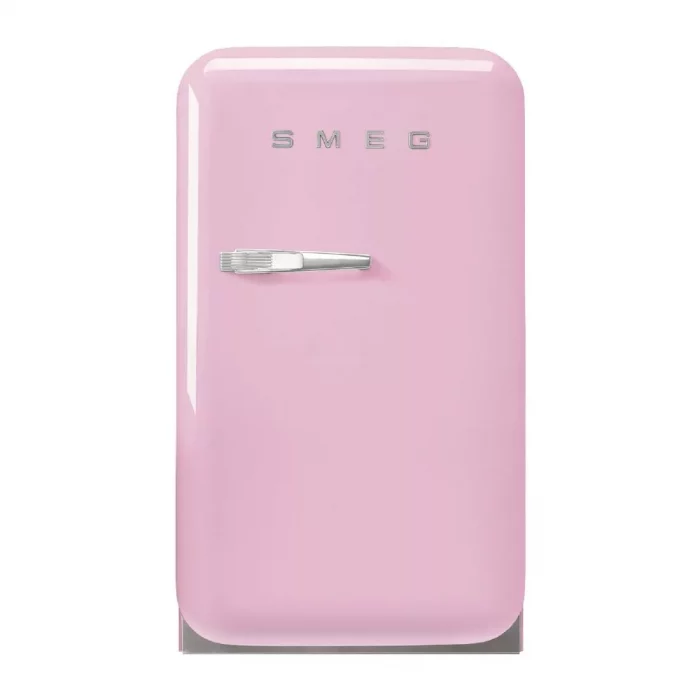 Smeg 50s Retro Mini Bar Fridge Pink FAB5RPK5 - Image 1