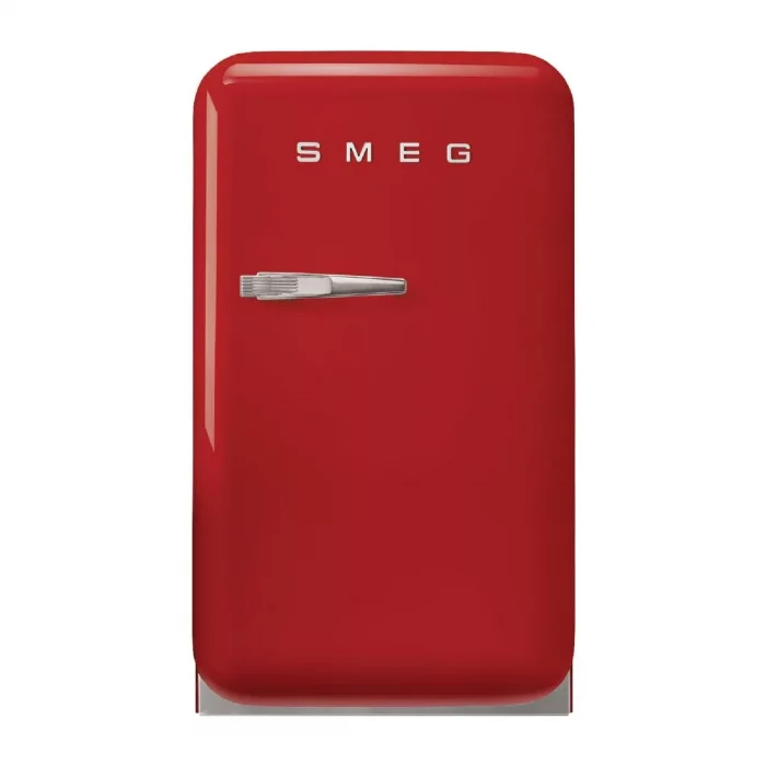 Smeg 50s Retro Mini Bar Fridge Red FAB5RRD5 - Image 1