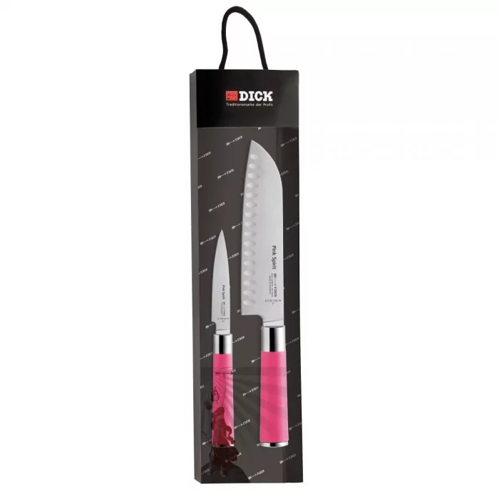 Dick Pink Spirit 2 Piece Knife Set - Image 1