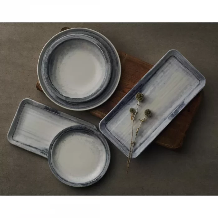 Dudson Makers Finca Limestone Walled Plate 259mm (Pack of 6) - Image 3