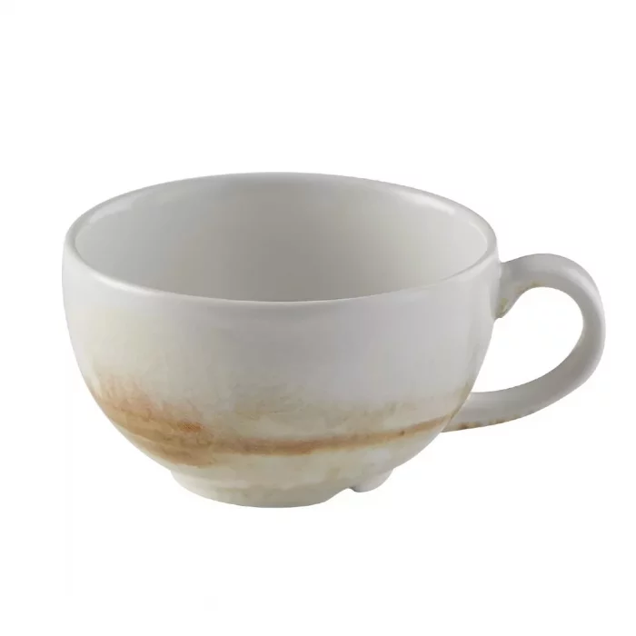 Dudson Makers Finca Sandstone Cappuccino Cup 227ml (Pack of 12) - Image 1
