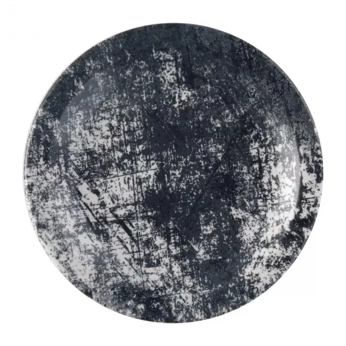 Dudson Makers Urban Nova Plate Black 178mm (Pack of 12) - Image 1