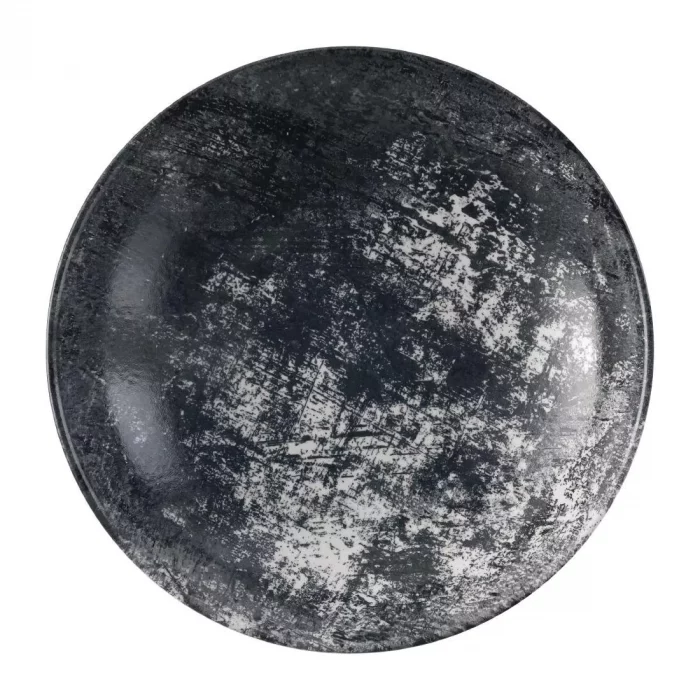 Dudson Makers Urban Deep Coupe Plate Black 254mm (Pack of 12) - Image 1