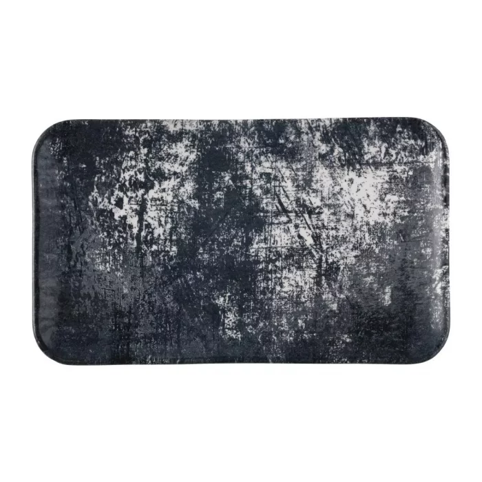 Dudson Makers Urban Organic Rectangular Plate Black 269mmx160mm (Pack of 12) - Image 1