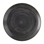 Churchill Stonecast Raw Evolve Coupe Plates Black 260mm (Pack of 12)