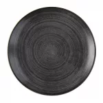 Churchill Stonecast Raw Evolve Coupe Plates Black 219mm (Pack of 12)