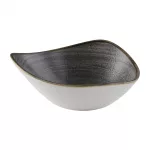 Churchill Stonecast Raw Lotus Bowls Black 178mm (Pack of 12)