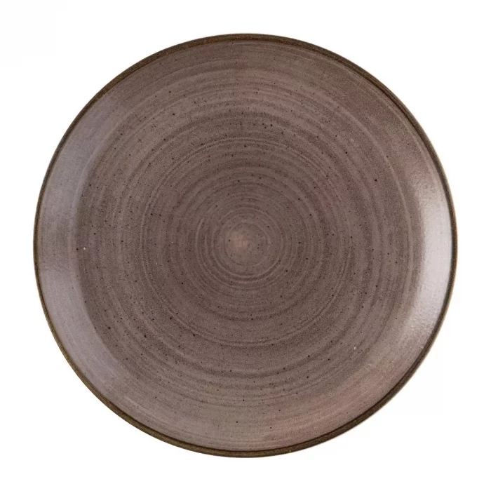Churchill Stonecast Raw Evolve Coupe Plates Brown 286mm (Pack of 12) - Image 1