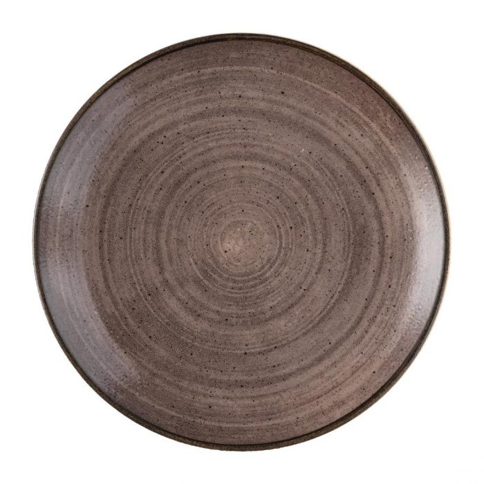 Churchill Stonecast Raw Evolve Coupe Plates Brown 260mm (Pack of 12) - Image 1