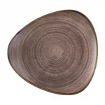 Churchill Stonecast Raw Lotus Plate Brown 254mm (Pack of 12)