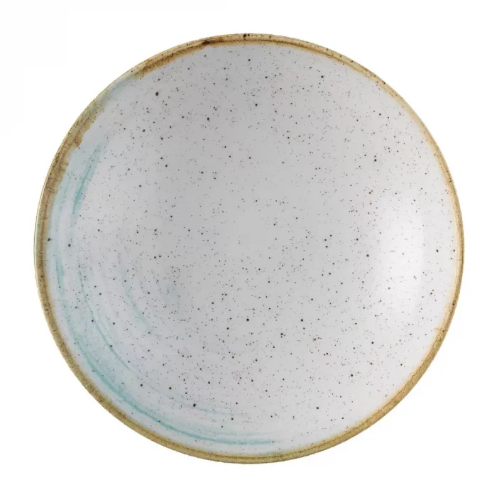 Churchill Stonecast Accents Coupe Bowl Duck egg 184mm (Pack of 12) - Image 2