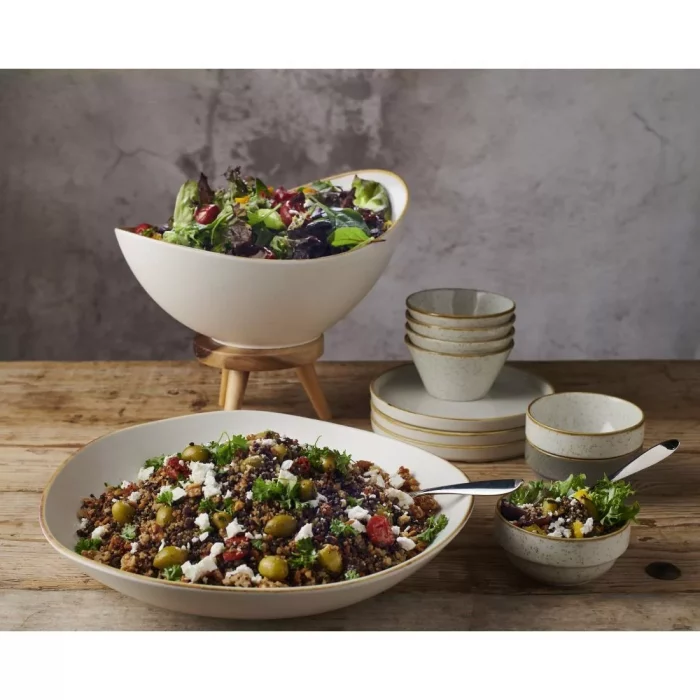 Churchill Melamine Stonecast Trace Bowl 381mm (Pack of 2) - Image 2