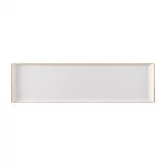 Churchill Melamine Stonecast Rectangular Buffet Tray 559x152mm (Pack of 4)