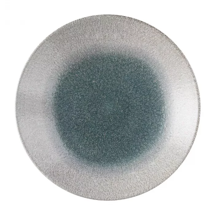 Churchill Raku Duo Agate Evolve Coupe Plate Topaz 286mm (Pack of 12) - Image 1