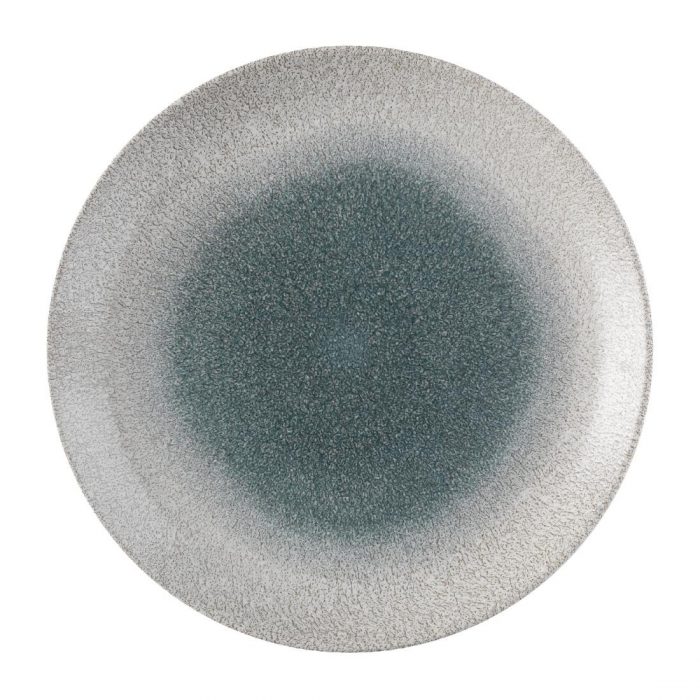 Churchill Raku Duo Agate Deep Coupe Plate Topaz 279mm (Pack of 12) - Image 1
