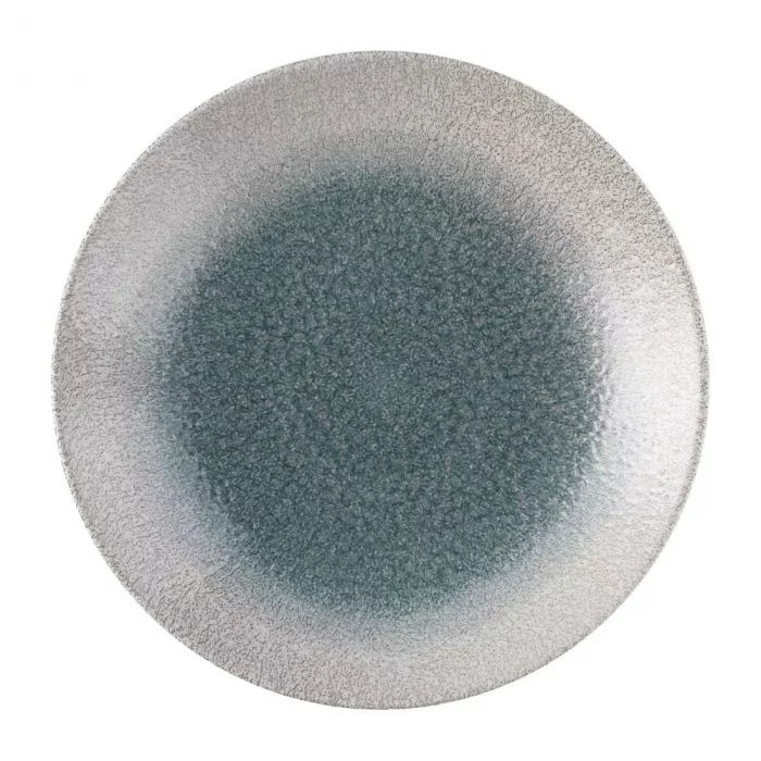 Churchill Raku Duo Agate Deep Coupe Plate Topaz 239mm (Pack of 12) - Image 1