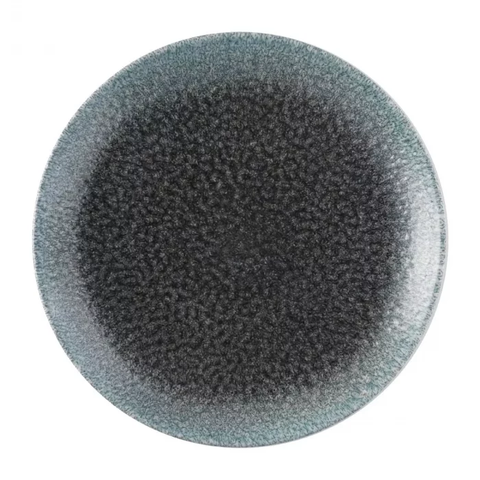 Churchill Raku Duo Evolve Coupe Plate Topaz Quartz 219mm (Pack of 12) - Image 1