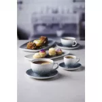 Churchill Raku Duo Cappuccino Cup Topaz Blue 227ml (Pack of 12) - Image 3