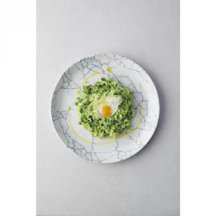 Churchill Studio Prints Kintsugi Pearl Evolve Coupe Plate Grey 219mm (Pack of 12) - Image 2
