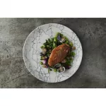 Churchill Studio Prints Kintsugi Pearl Evolve Coupe Plate Grey 219mm (Pack of 12) - Image 4