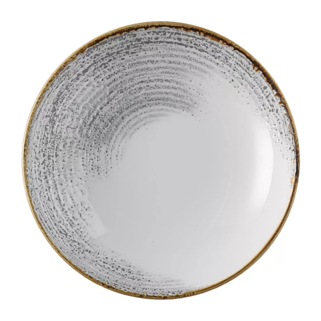 fs948_primary.jpg Churchill Studio Prints Homespun Accents Jasper Evolve Coupe Bowl Grey 248mm (Pack of 12) - Image 1