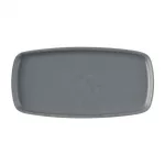 Churchill Emerge Seattle Grey Oblong Plates 287x146mm (Pack of 6)