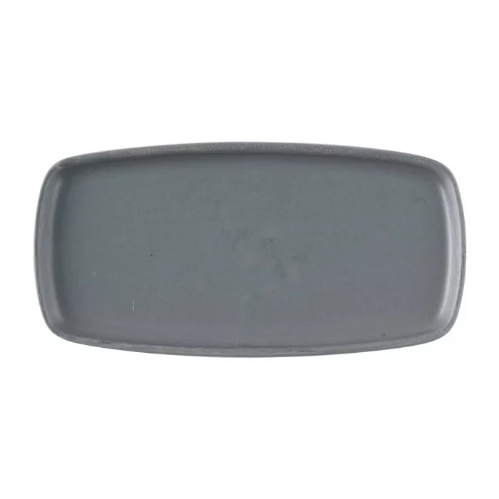 Churchill Emerge Seattle Grey Oblong Plates 287x146mm (Pack of 6) - Image 1