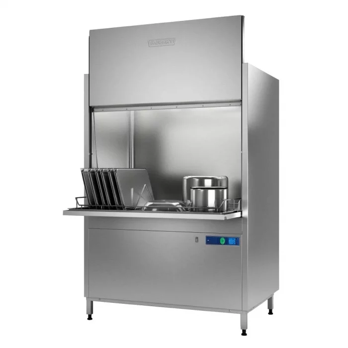 Hobart Twin Utensil Washer with Drain and Exhaust Heat Recovery UXTRC-10A - Image 3