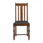 Mayfair Dining Chair with Black Diamond Padded Seat (Pack of 2) - Image 3