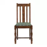 Mayfair Dining Chair with Green Diamond Padded Seat (Pack of 2) - Image 3